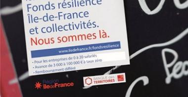 Affiche Fonds Résilience Ile-de-France